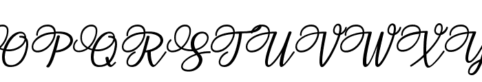 Silhouette So Lovely Font UPPERCASE