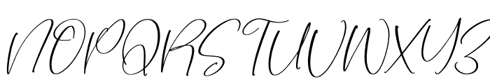 Silhuettes Girlstar Italic Font UPPERCASE