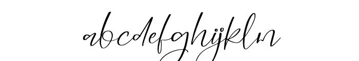 Silhuettes Girlstar Italic Font LOWERCASE