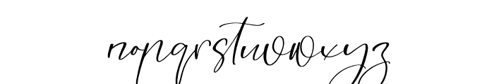 Silhuettes Girlstar Italic Font LOWERCASE