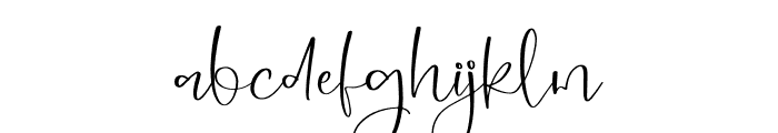 Silhuettes Girlstar Font LOWERCASE