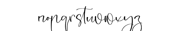 Silhuettes Girlstar Font LOWERCASE