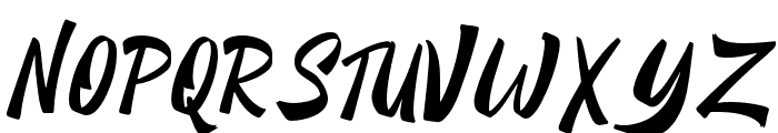 Silintho-Regular Font UPPERCASE