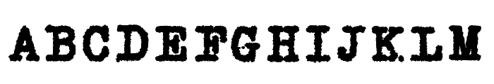 Silk RemingtonBRough Font UPPERCASE