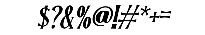 Silkocy-Italic Font OTHER CHARS