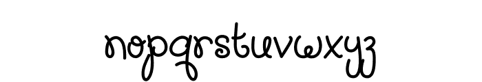 Silky Candy Font LOWERCASE