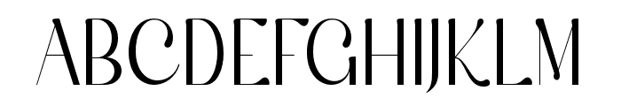 SilkyRegular Font UPPERCASE