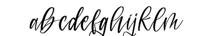 Sillenta Brighten Italic Font LOWERCASE