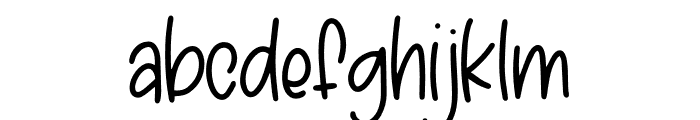 Silly Boy Font LOWERCASE