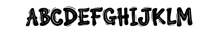 Silly Cartoon By Squeeb Regular Font UPPERCASE