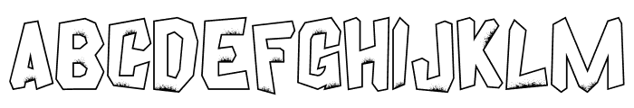 Silly Fun Font LOWERCASE
