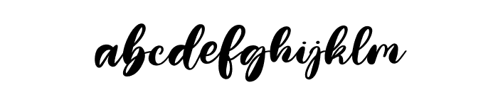 Silly Goose Time Script Font LOWERCASE