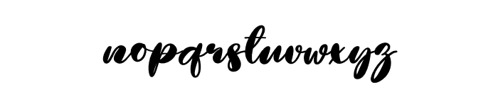 Silly Goose Time Script Font LOWERCASE