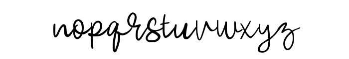 Silly Lily Font LOWERCASE