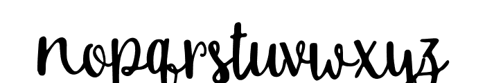 Silly Me Script Regular Font LOWERCASE