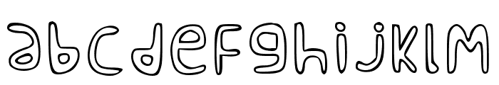 Silly Type Hlmi Regular Font LOWERCASE