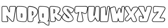 SillyKids-Outline Font UPPERCASE