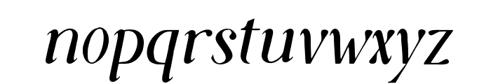 Silvana-Italic Font LOWERCASE