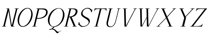 SilverSilk-Italic Font UPPERCASE