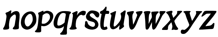 SilverWaltz-BoldItalic Font LOWERCASE