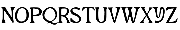 SilverWaltz-Regular Font UPPERCASE