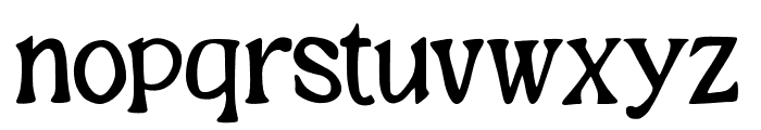 SilverWaltz-Regular Font LOWERCASE