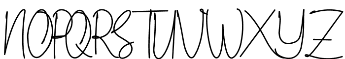 Silverstain_Signature_Demo Font UPPERCASE