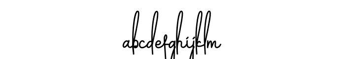 Silverstain_Signature_Demo Font LOWERCASE