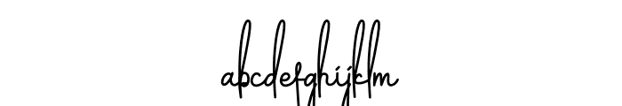 Silverstain_Signature_Font Font LOWERCASE