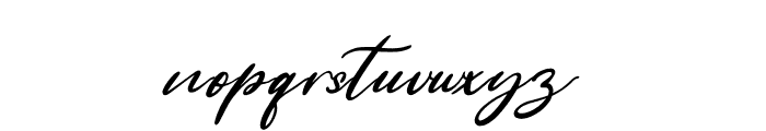 Silverstar Italic Font LOWERCASE