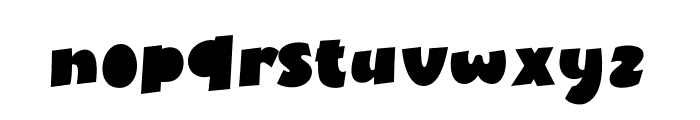 SilverstoneFont Font LOWERCASE