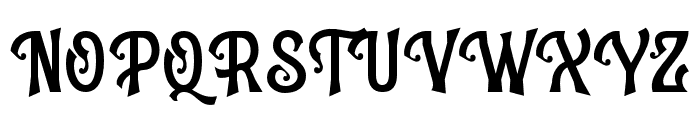 Silvestern-Regular Font UPPERCASE