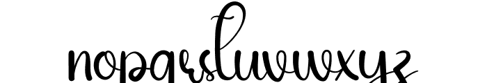 Simbol Font LOWERCASE