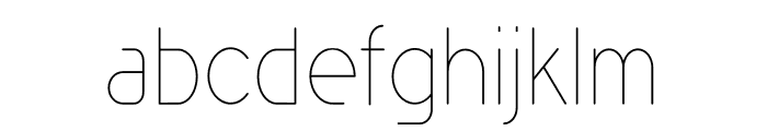 Simpala Light Font LOWERCASE
