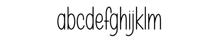 Simpel Elegant Font LOWERCASE