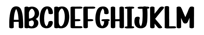 Simpel Stacked Font LOWERCASE