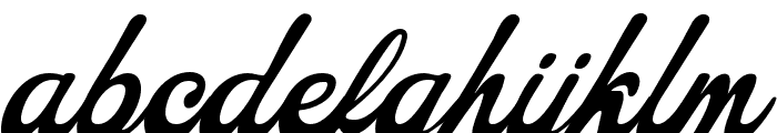 Simphoni Cloffer Italic Regular FONT