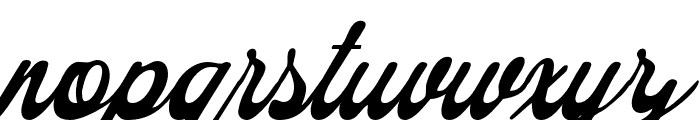 Simphoni Cloffer Italic Regular Font LOWERCASE