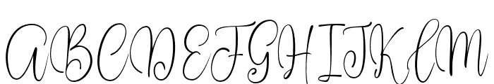 Simphony Regular Font UPPERCASE