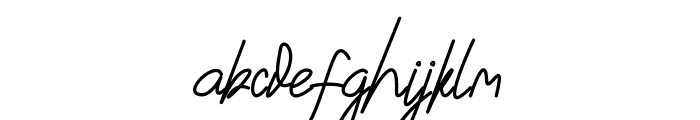 Simphony Signature Font LOWERCASE