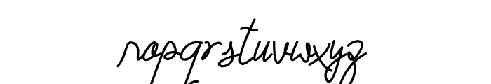 Simphony Signature Font LOWERCASE