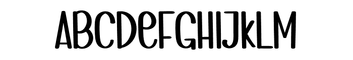 Simple Alphabet Font UPPERCASE