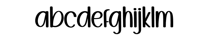Simple Alphabet Font LOWERCASE