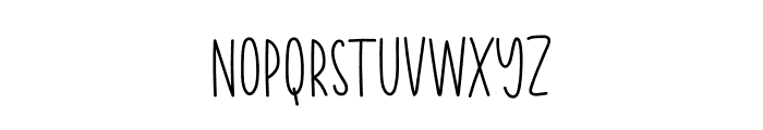 Simple And Minimalis Font LOWERCASE