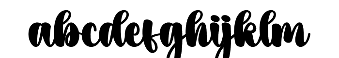 Simple Angela Font LOWERCASE