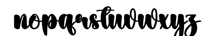 Simple Angela Font LOWERCASE