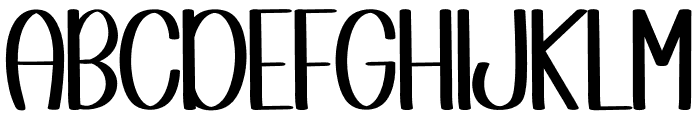 Simple Antony Font LOWERCASE