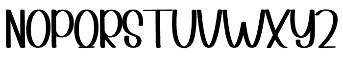 Simple Antony Font LOWERCASE