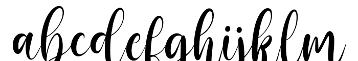 Simple Authentic Font LOWERCASE