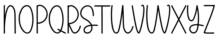 Simple Autography Font UPPERCASE
